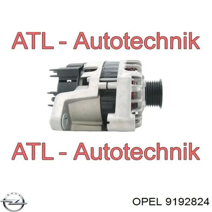 Генератор Opel 9192824 ціна, від 153.95 USD