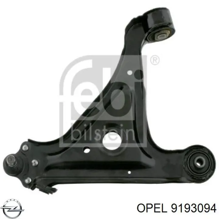 Купити 9193094 Opel Тяга рульова в зборі, права