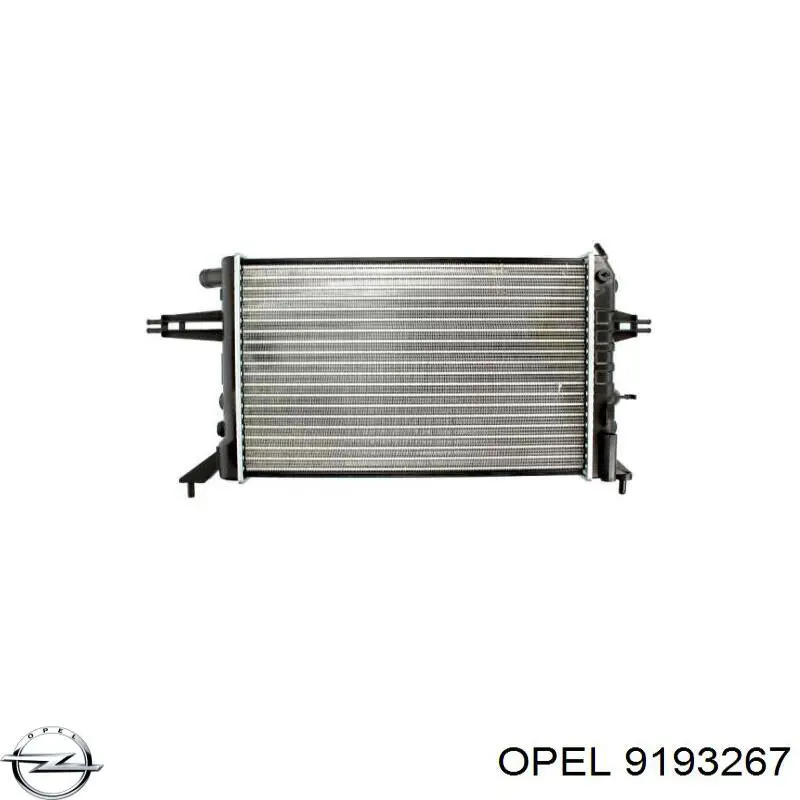 Радіатор охолодження Opel 9193267