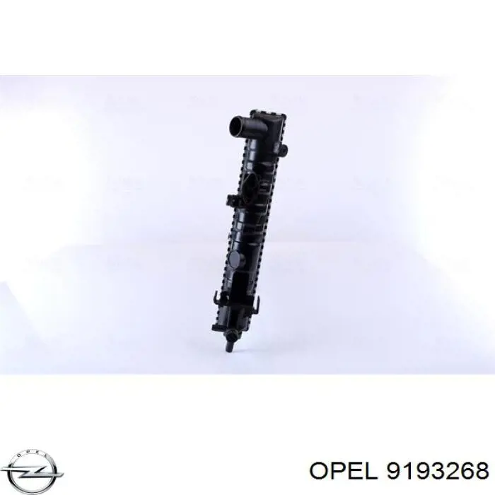 9193268 Opel Радіатор охолодження двигуна
