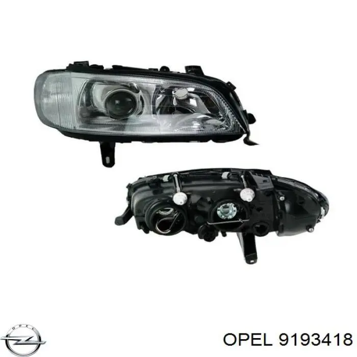 9193418 Opel Фара правая