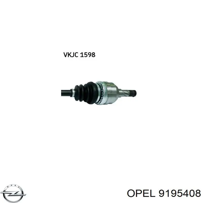 Купити 9195408 Opel Піввісь права