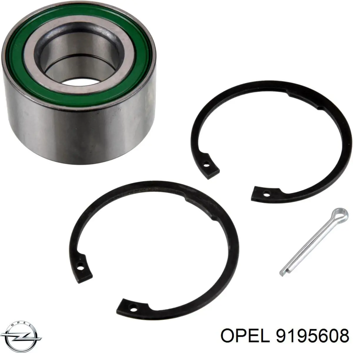 Комплект підшипник маточини передньої Opel 9195608 ціна, від 15.20 USD