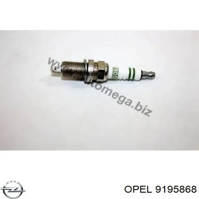Свічки запалювання 9195868 Opel