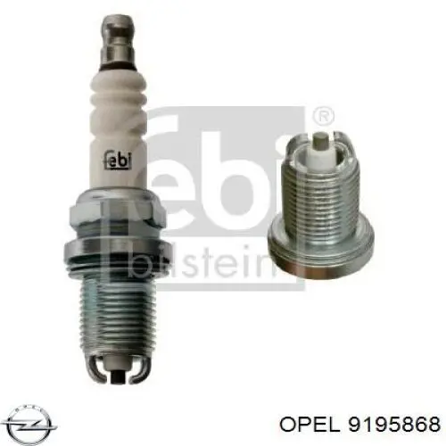 Свічки автомобільні Opel 9195868 ціна, від 6.55 USD