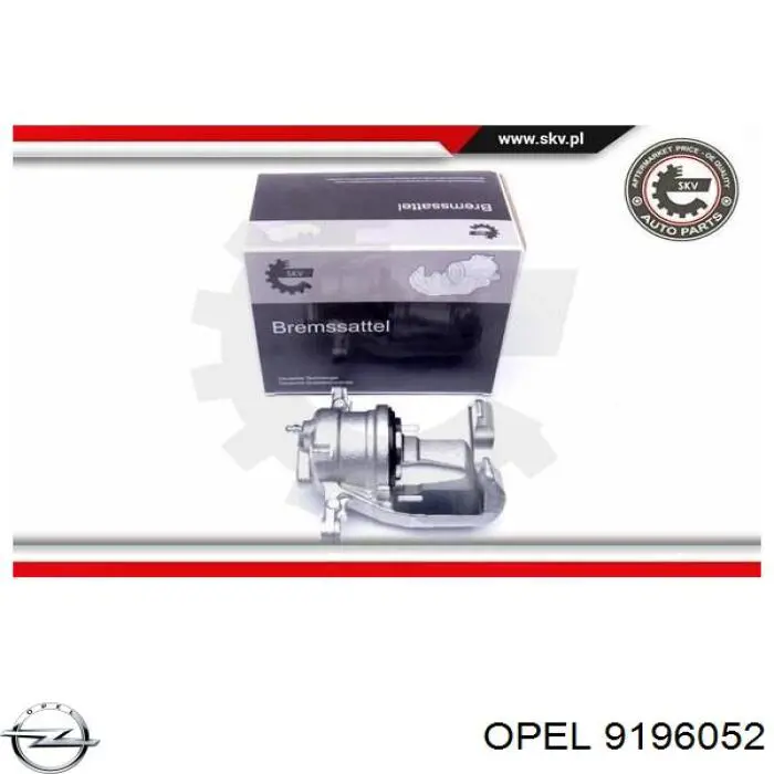 Супорт гальмівний передній правий Opel 9196052 ціна, від 45.46 USD