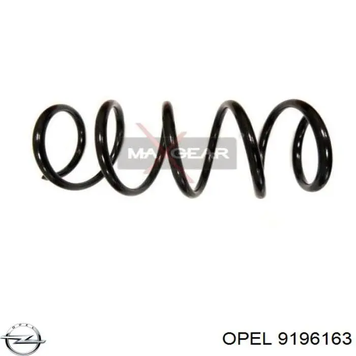9196163 Opel пружина передня
