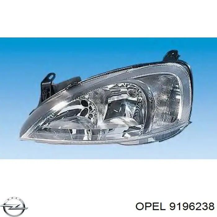 Фари Opel 9196238 ціна, від 32.94 USD