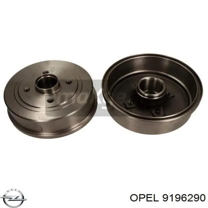 Купити 9196290 Opel Барабан гальмівний задній