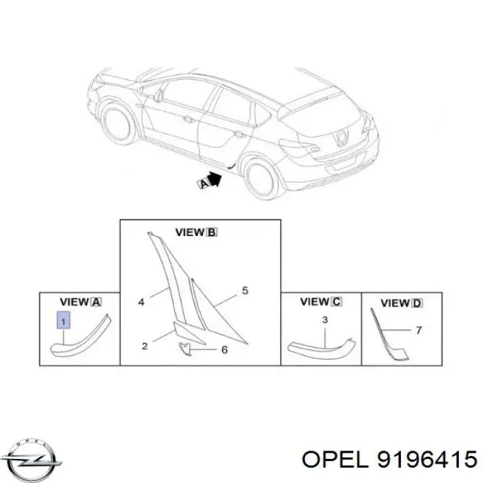 Купити 9196415 Opel Цоколь лампи в фару