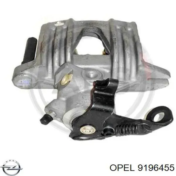 9196455 Opel Супорт гальмівний задній правий