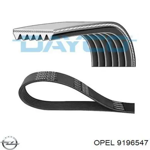 Купити 9196547 Opel Ремінь генератора