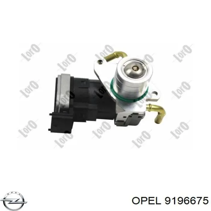 Клапан EGR Opel 9196675 ціна, від 216.58 USD