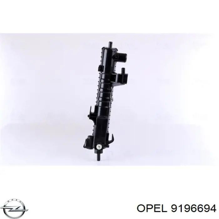 Радіатор 9196694 Opel