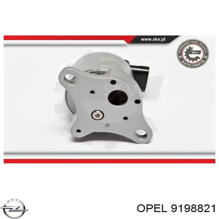 Клапан EGR Opel 9198821 ціна, від 58.99 USD