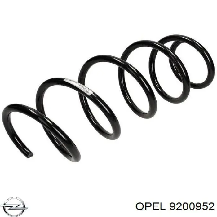 9200952 Opel Пружина амортизатора передняя