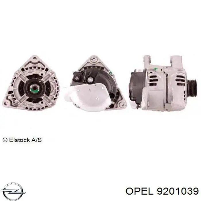 Купити 9201039 Opel Генератор