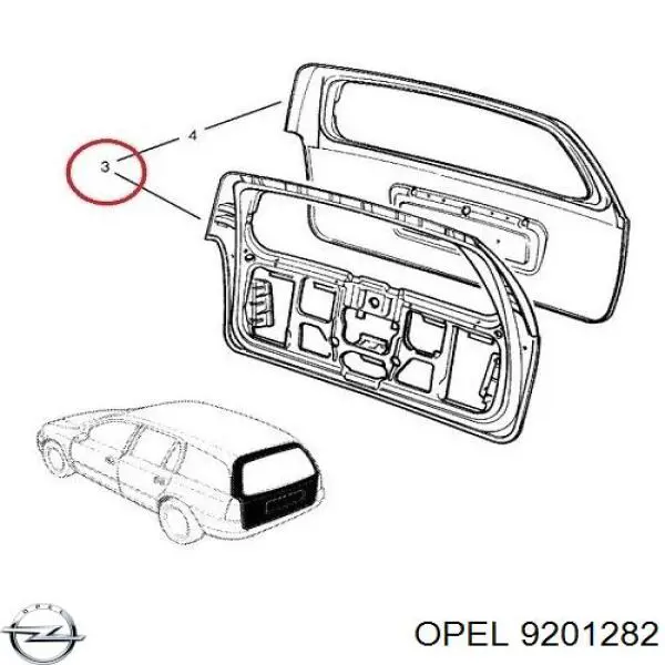  9201282 Opel