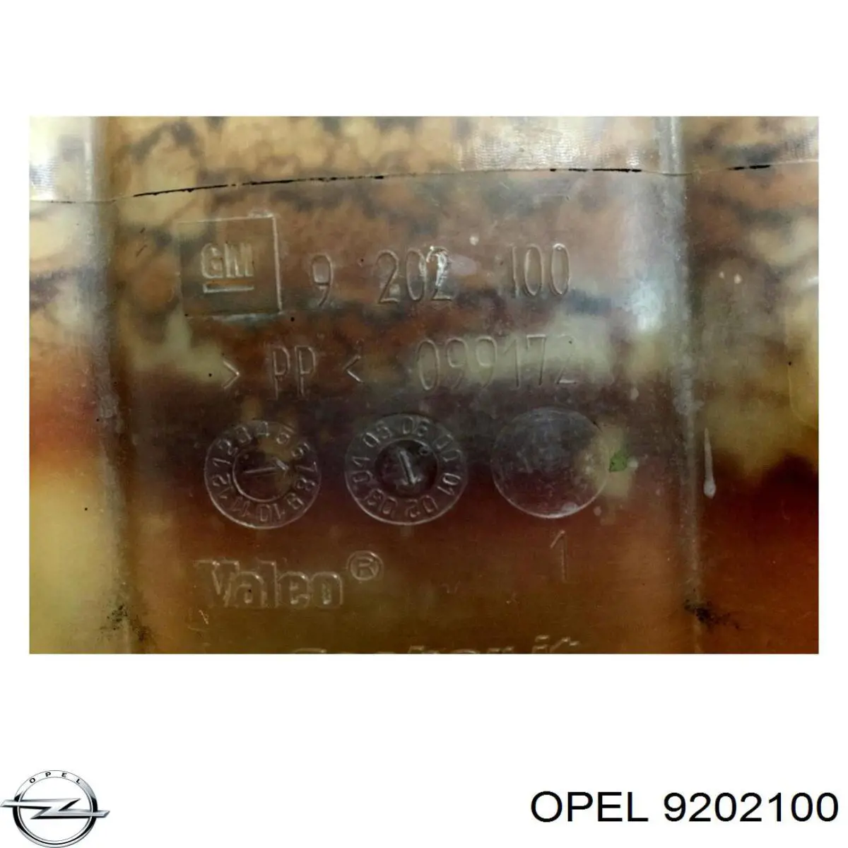 Бачок системи охолодження двигуна розширювальний Opel 9202100 ціна, від 21.74 USD