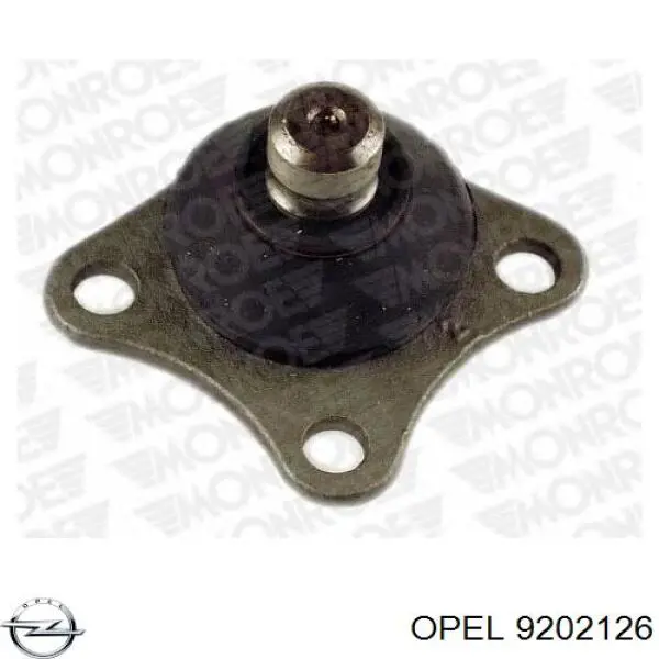 Шланг/патрубок радіатора охолодження, нижній 9202126 Opel
