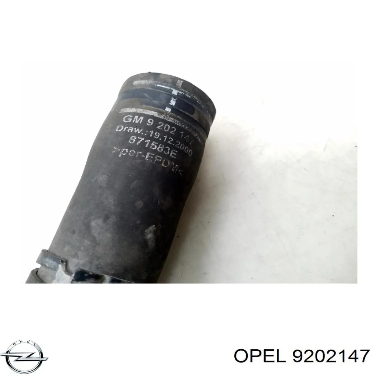 Шланг/патрубок радіатора охолодження, нижній 3406237 Sasic