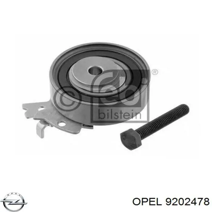 9202478 Opel ролик натягувача ременя грм