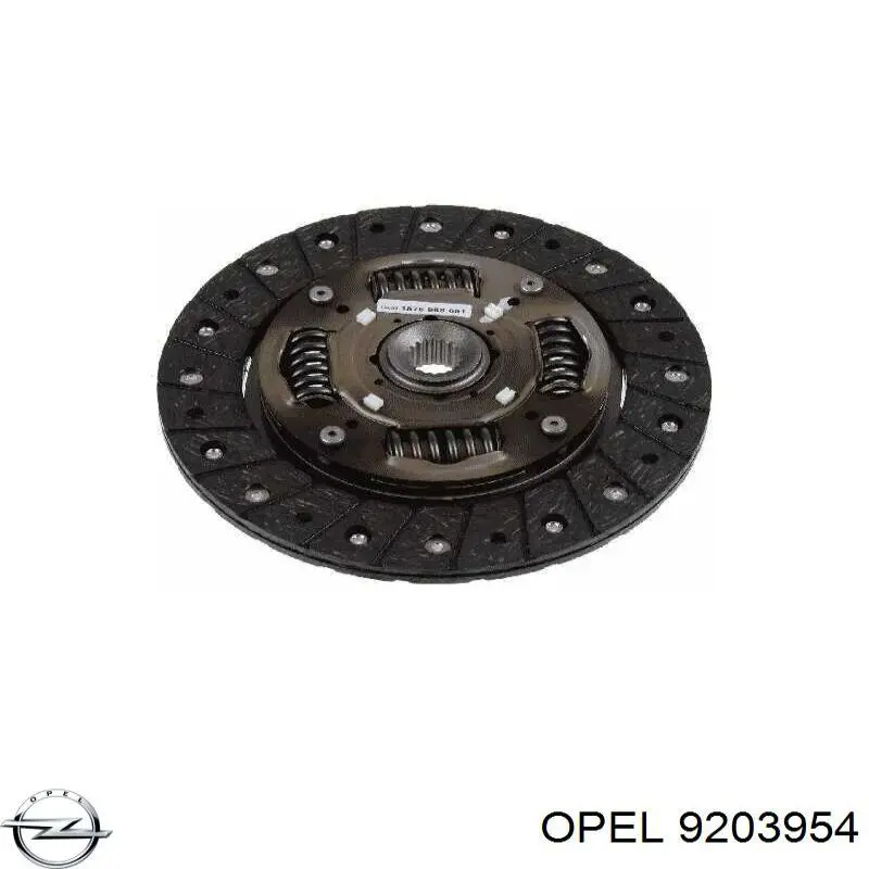 9203954 Opel диск зчеплення