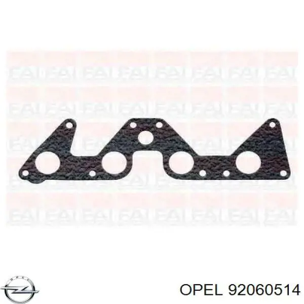 92060514 Opel Прокладка впускного колектора
