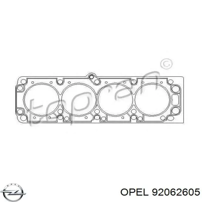 Прокладка ГБЦ 5607427 Opel