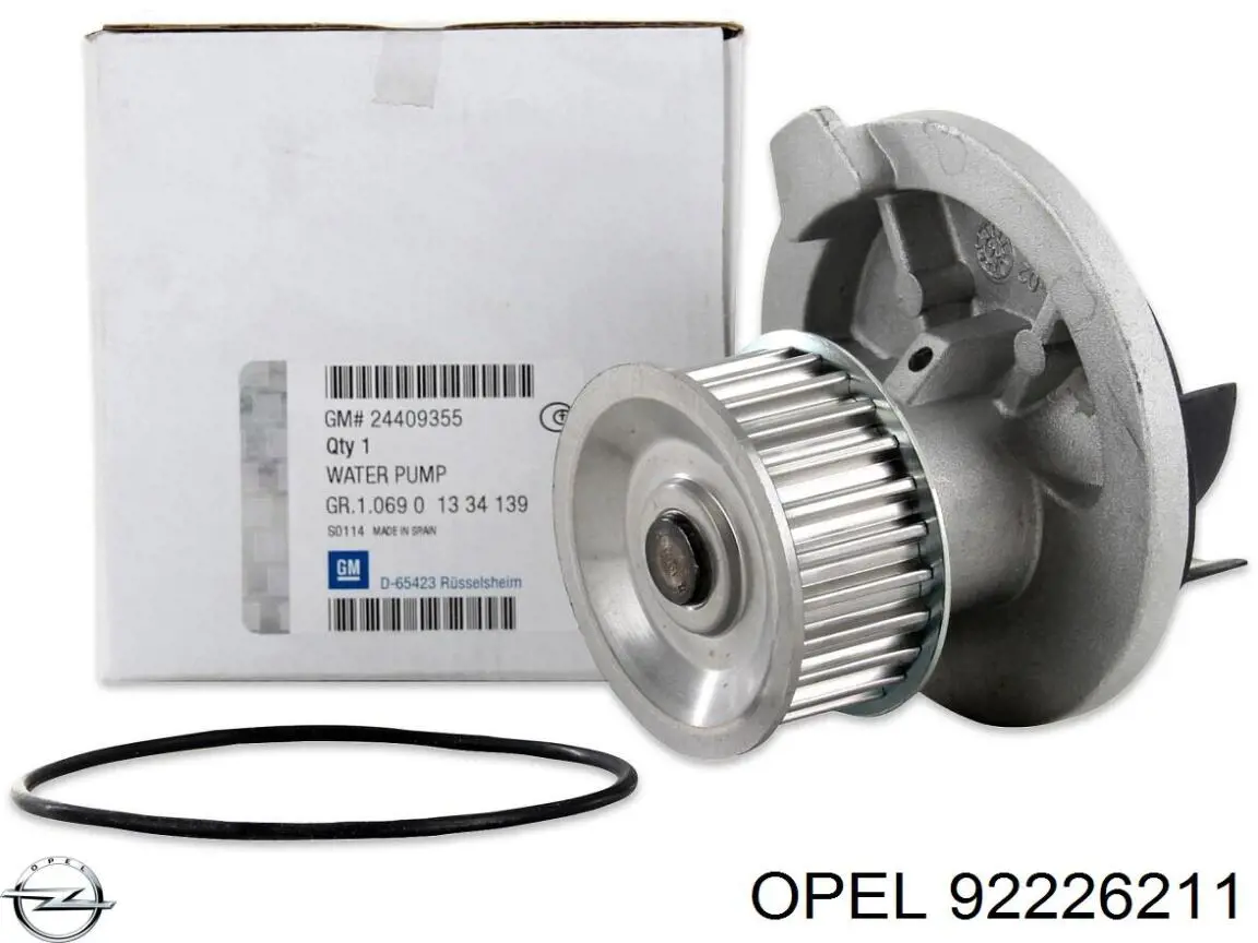 Купити 92226211 Opel Насос охолоджуючої рідини