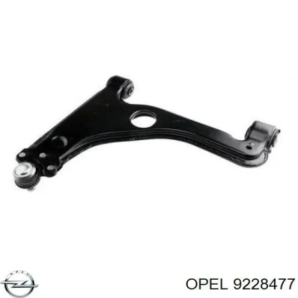 9228477 Opel Важіль передньої підвіски нижній, правий