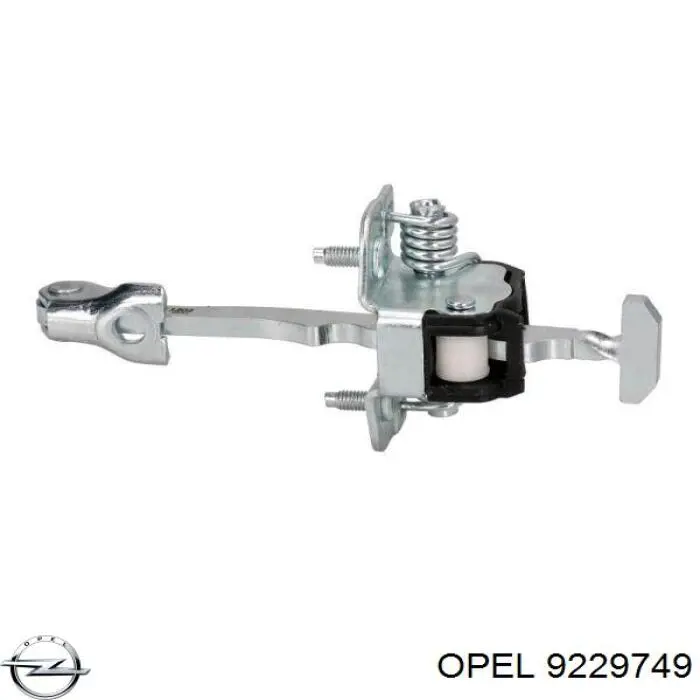 9229749 Opel Обмежувач відкриття дверей, передній