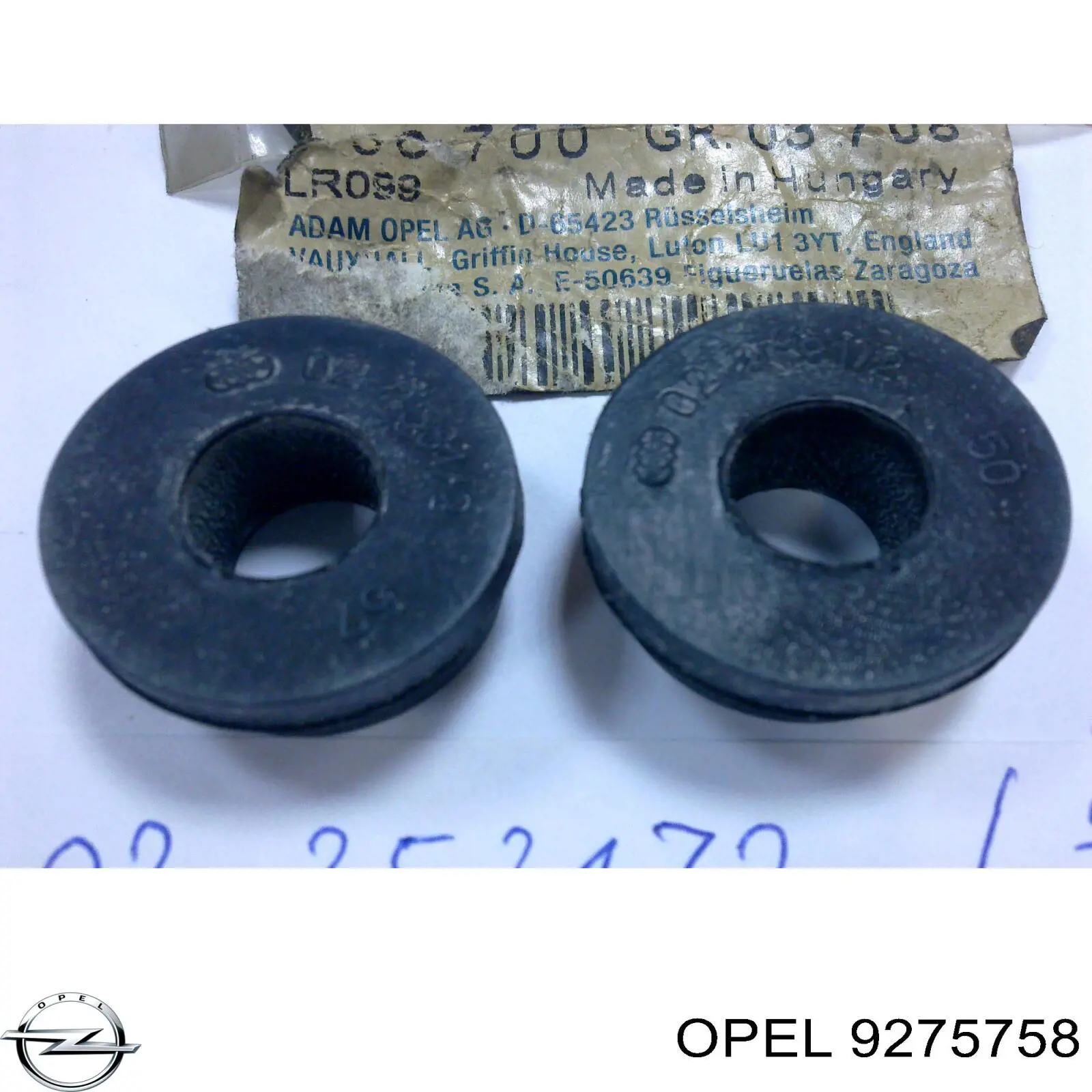 9275758 Opel Кронштейн кріплення глушника