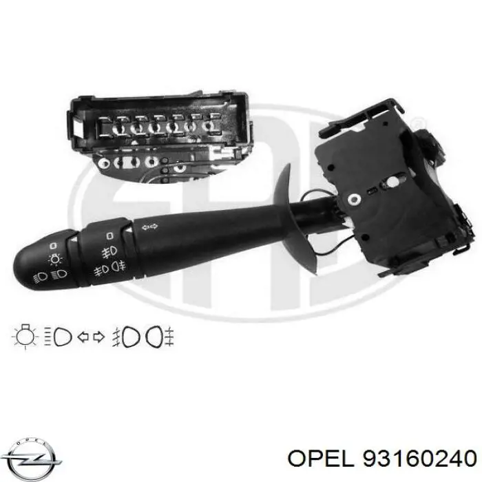 Перемикач підрульовий, лівий Opel 93160240 ціна, від 22.48 USD