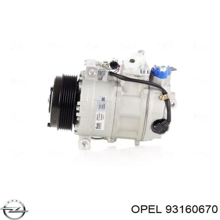 Компресор системи кондиціювання Opel 93160670 ціна, від 192.15 USD