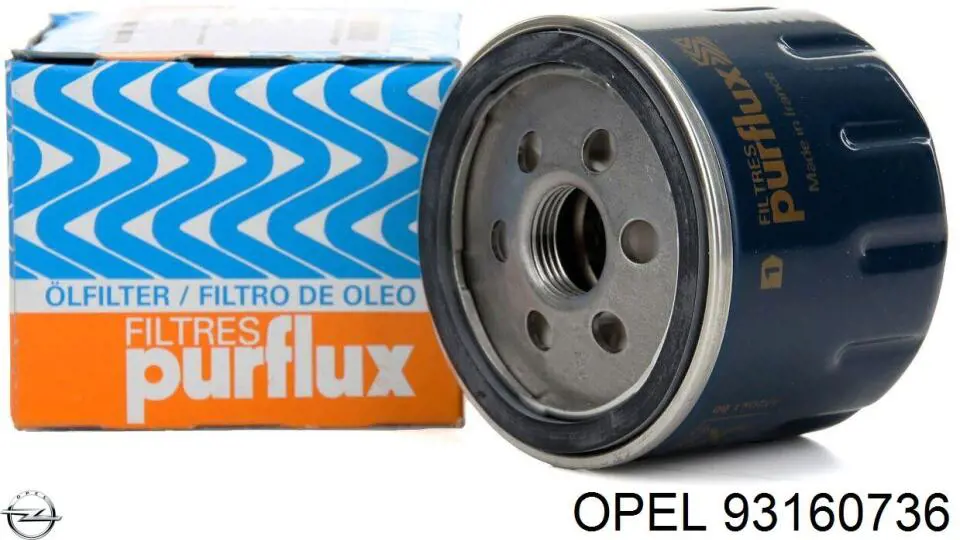 Фільтр паливний Opel 93160736
