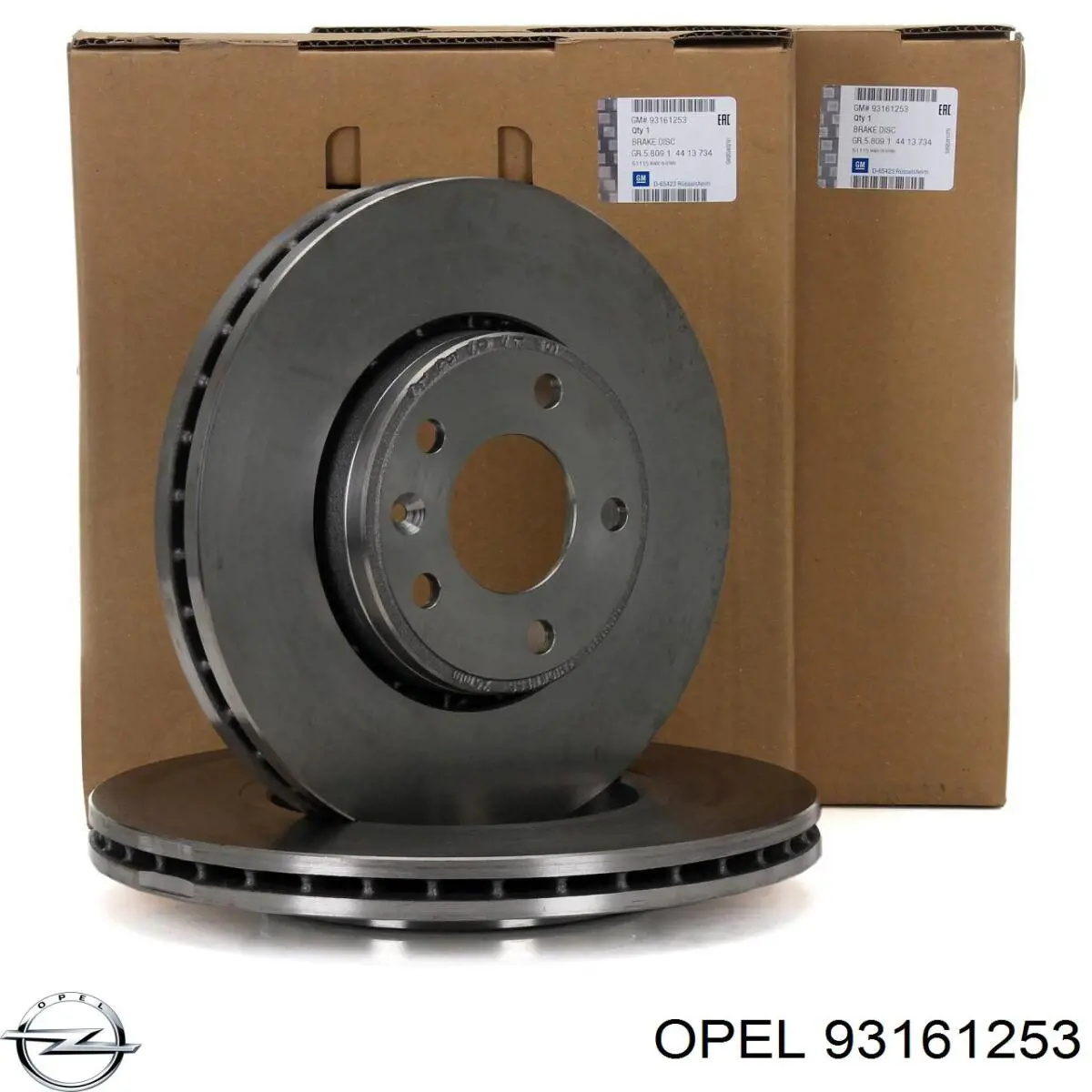 93161253 Opel диск гальмівний передній
