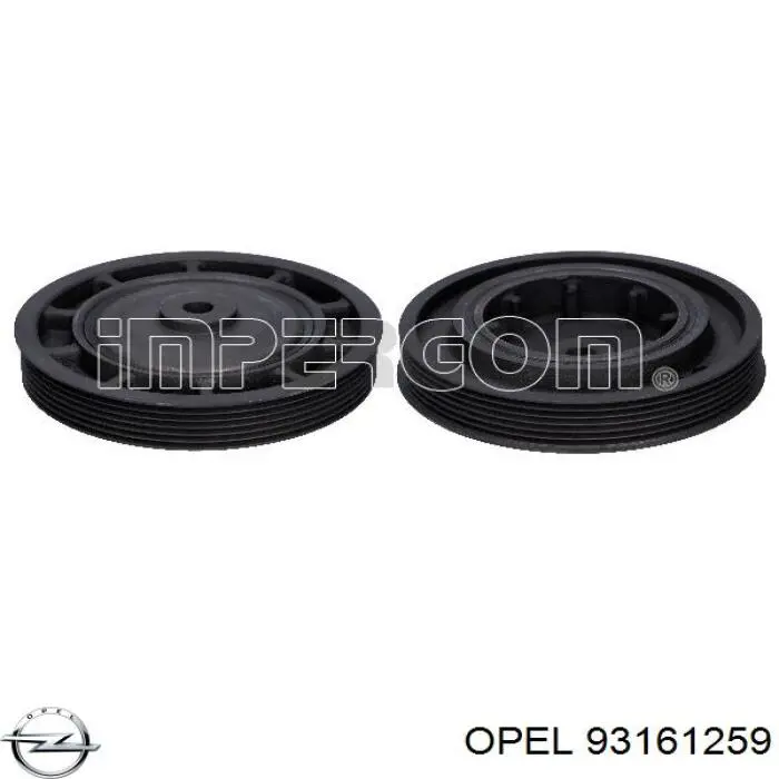 Шків колінвала (демпфер ) Renault (RVI) 93161259 ціна, від 6.85 USD