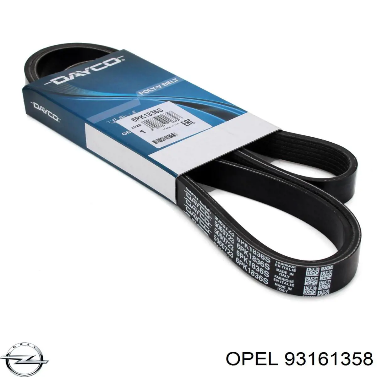 Ремінь кондиціонера Opel 93161358