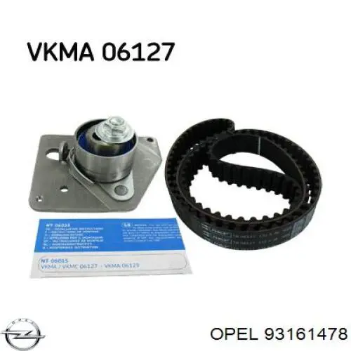 Комплект ГРМ Opel 93161478 ціна, від 69.12 USD
