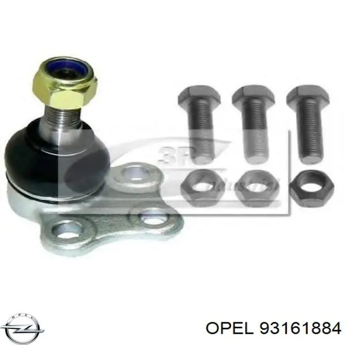 Кульова опора, нижня Opel 93161884 ціна, від 14.09 USD