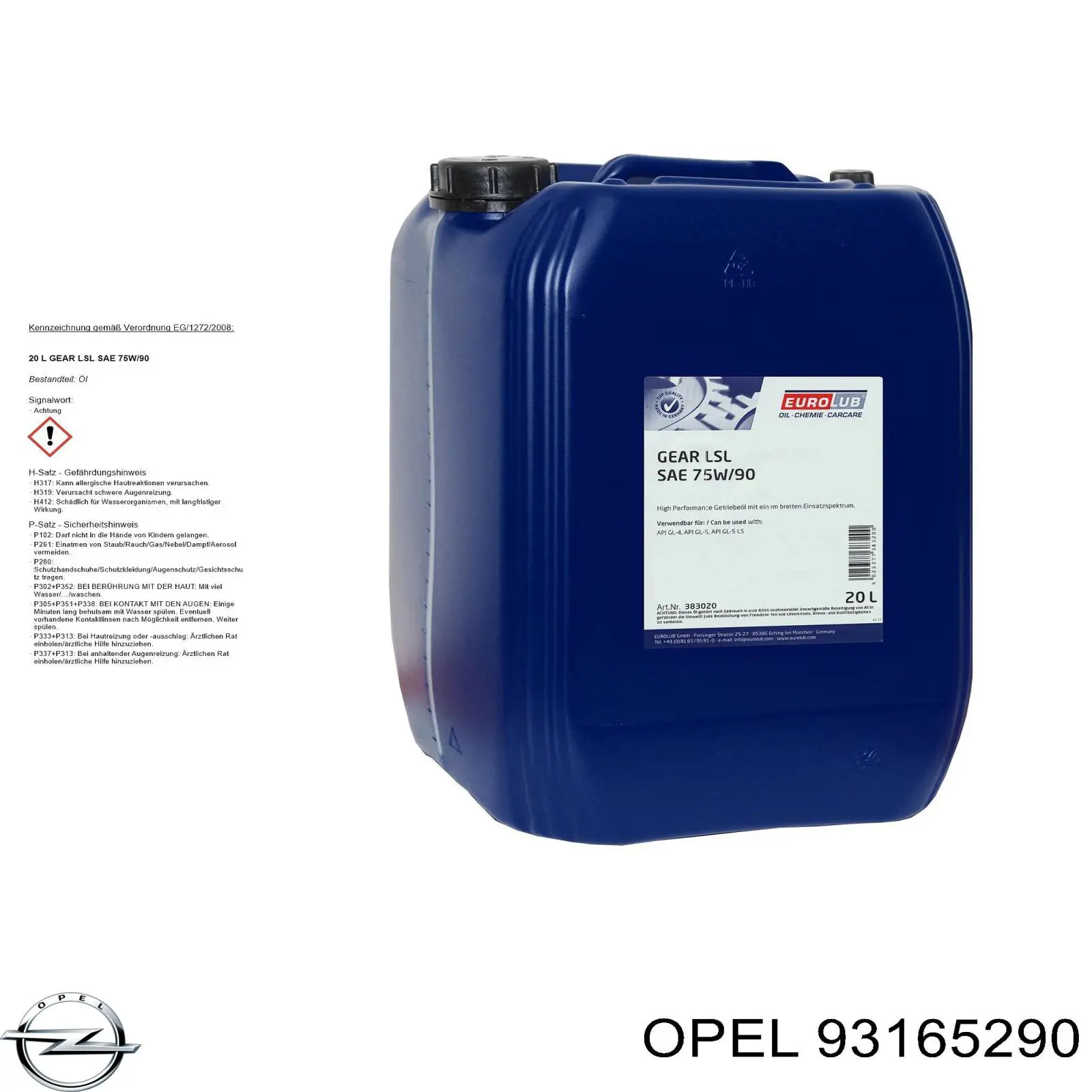 Масло коробки передач Opel 93165290 ціна, від 21.04 USD