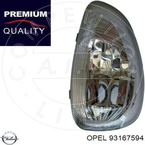Покажчик повороту дзеркала, правий 93167594 Opel