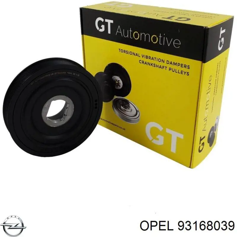 Шків колінвала (демпфер ) Opel 93168039 ціна, від 93.85 USD