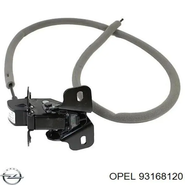 93168120 Opel Замок задньої лівої двостулковщї двері, верхній