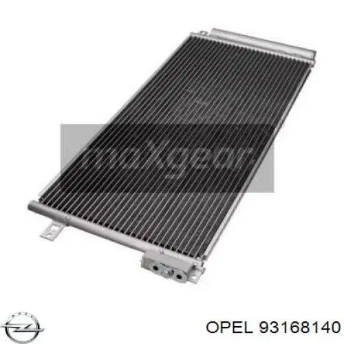 Конденсатор кондиціонера Opel 93168140 ціна, від 75.62 USD