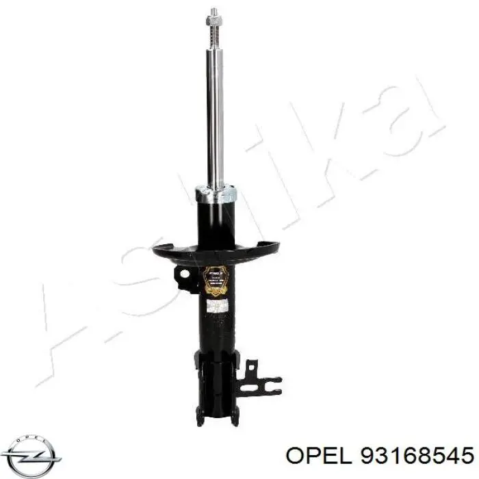 Амортизатор передній, правий Opel 93168545 ціна, від 50.21 USD