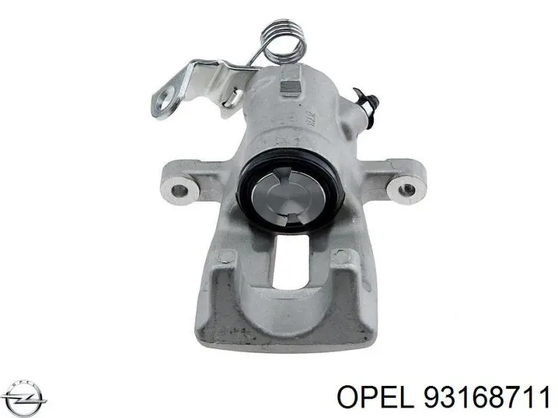 93168711 Opel супорт гальмівний задній лівий