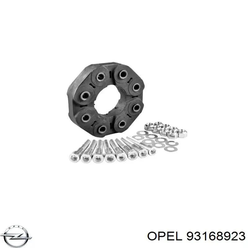 Купити 93168923 Opel Муфта кардана еластична, передня