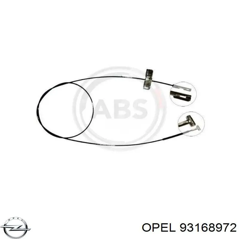 Трос ручного гальма, комплект на авто Opel 93168972 ціна, від 15.54 USD